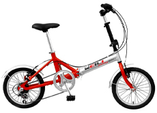 16" 6 SPEED FOLDING BICYCLE